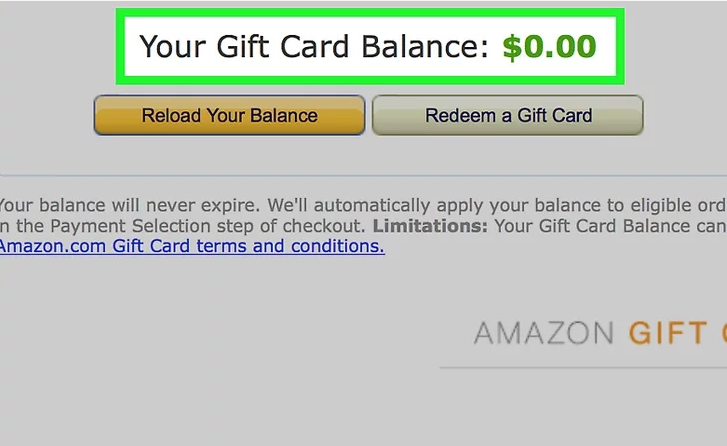 How to check amazon gift card balance without redeeming