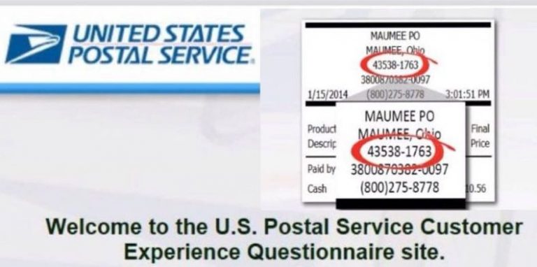 USPS Experience Survey At www.postalexperience.com/pos