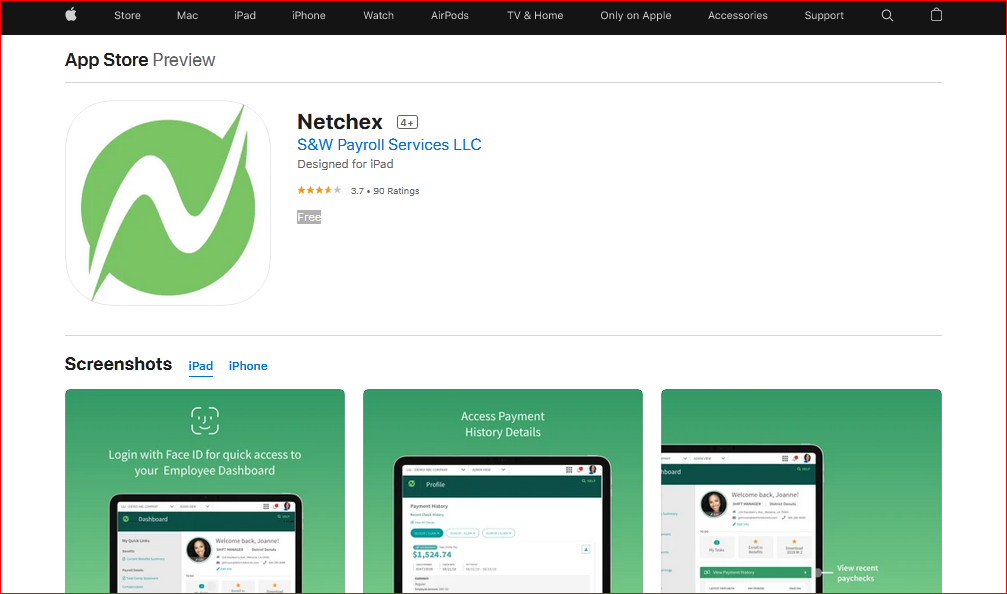 App of the Netchexonline Net