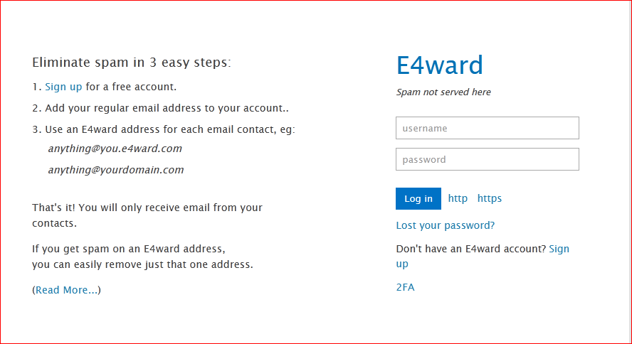 E4ward Web Portal