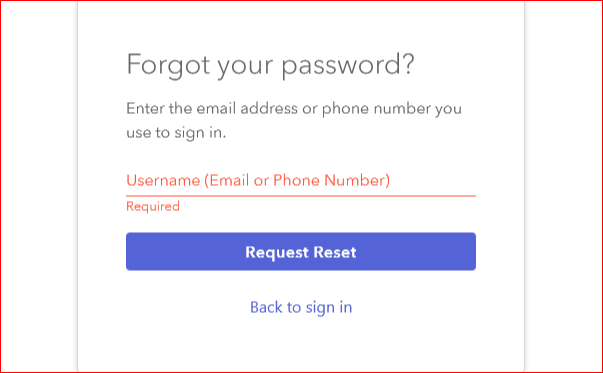 Forgot Password at Brightwheel Login