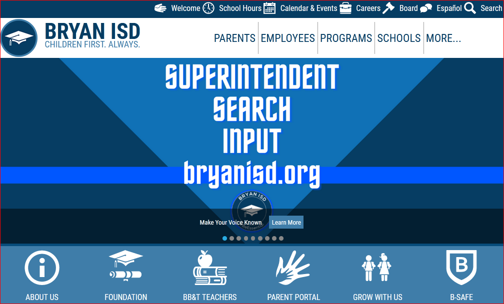 Home page of Bryan Isd Classlink