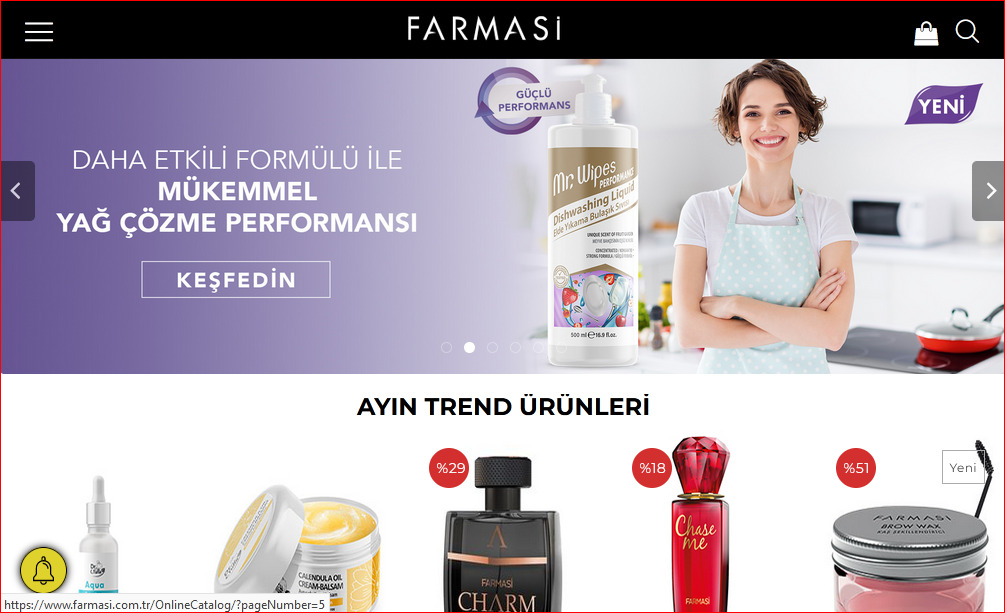 Home Page of Farmasi Login