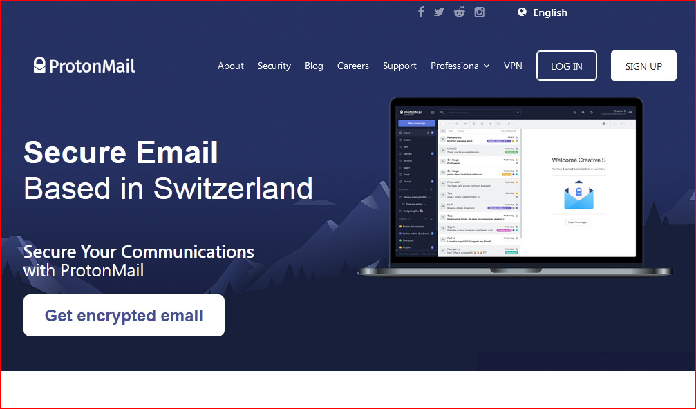 Proton Mail Web Portal