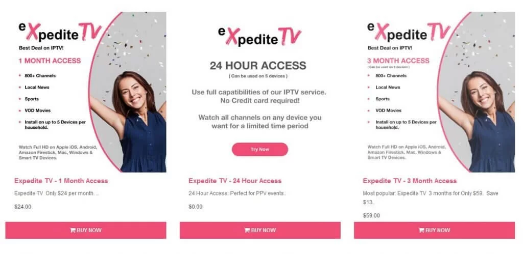 Expedite TV IPTV