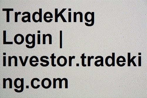 Tradeking Login