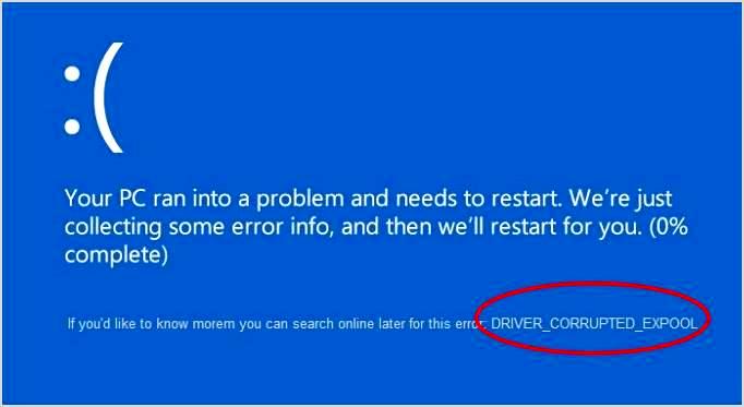 How to fix driver corrupted expool error in windows 10 – Complete Guide