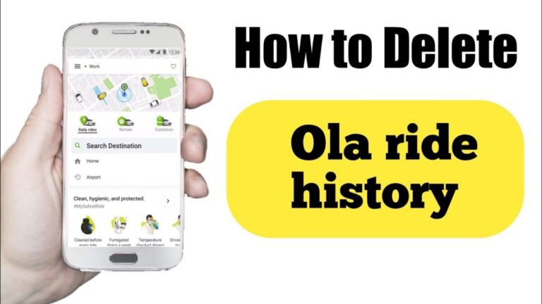 How To Delete Ola Ride History | Detailed Guide 2022