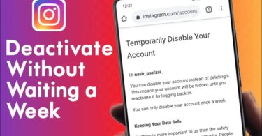 How to Disable Instagram Account Twice a Week