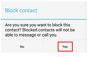Block Contacts on IMO