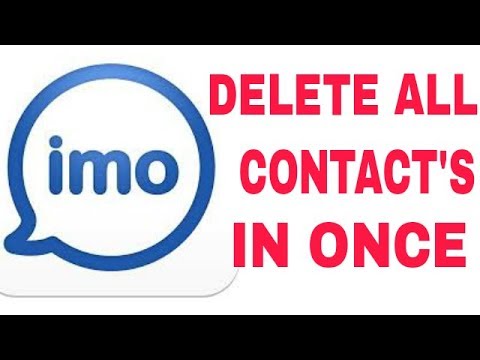 How To Delete Contact From Imo