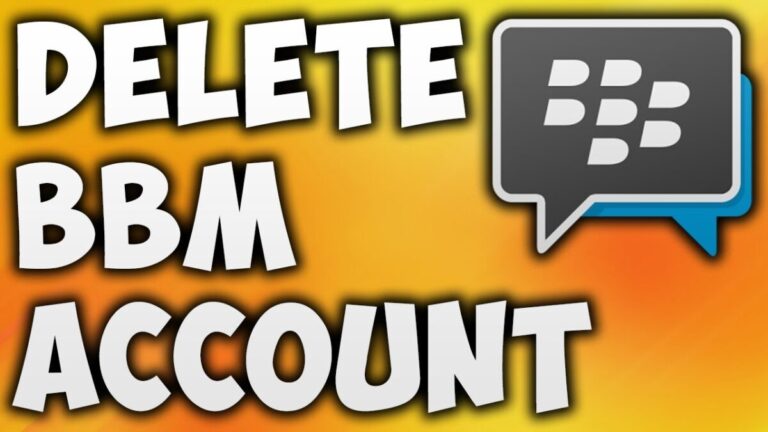 How Do You Delete a BBM Account | Detailed Guide 2022