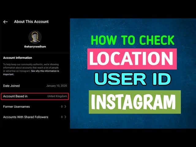 Track an Instagram Account Location