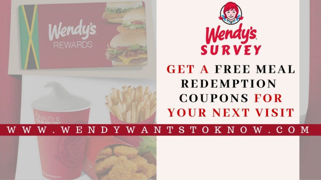 Rewards And Coupons At Wendy's Surveys: