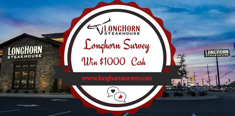 Rewards And Coupons At Longhorn Customer Satisfaction Survey: