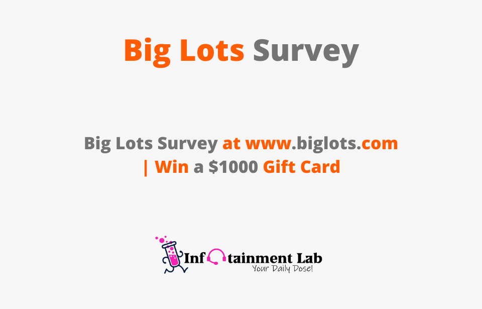 Rewards And Coupons At Www.Biglots.Com Survey: