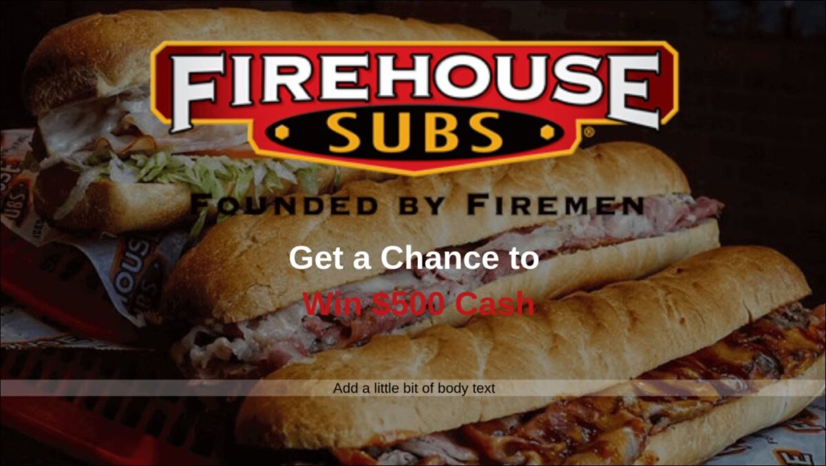 Rewards And Coupons At Www Firehouselistens Com Survey: