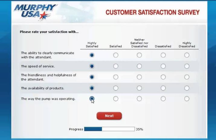 assess your level of satisfaction