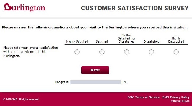 Comment completely on each Burlington survey topic